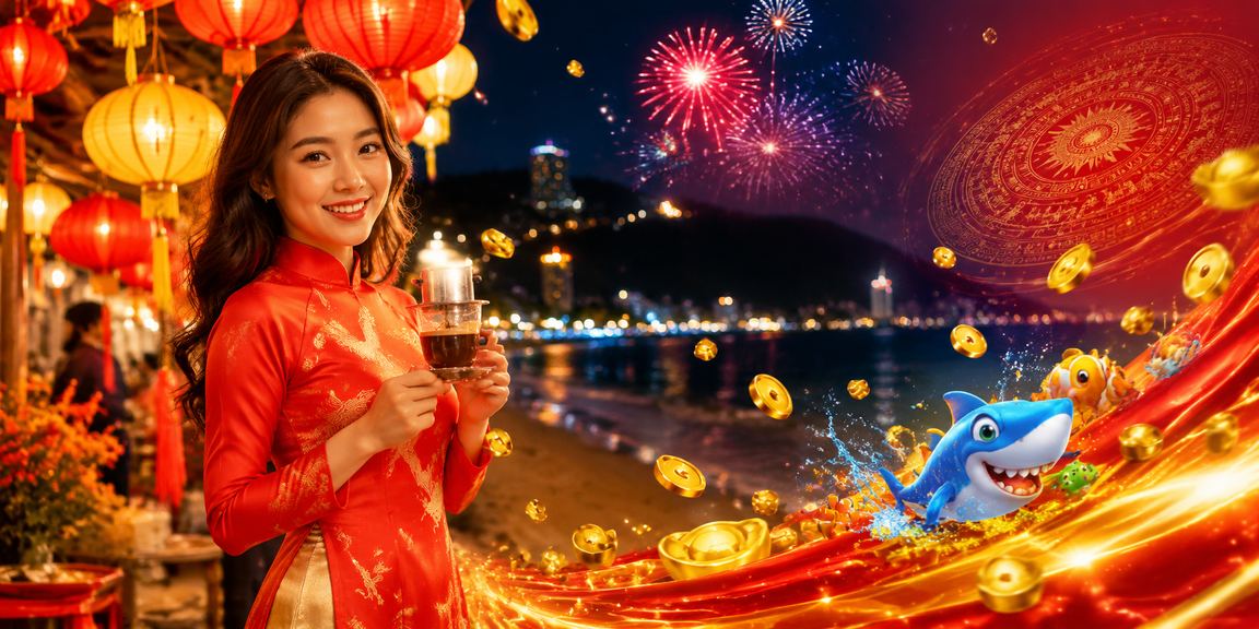 Người dùng tại Vũng Tàu thưởng thức cà phê và chơi game bắn cá trực tuyến